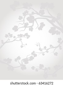 Abstract background with autumnal leaves. Vector