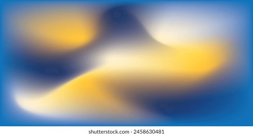 abstract background azure blue yellow white 