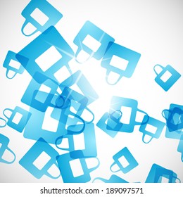 abstract background: bag