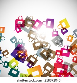 abstract background: bag