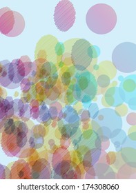 abstract background balls