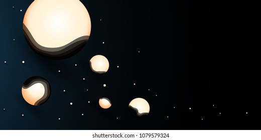 Abstract background with balls. EPS 10