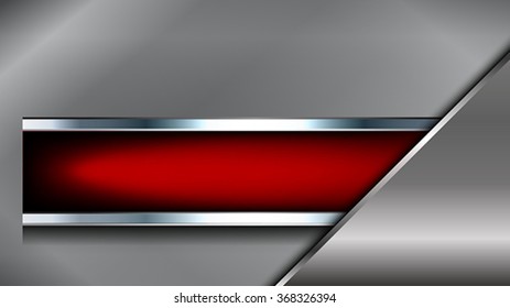 The abstract background with banner