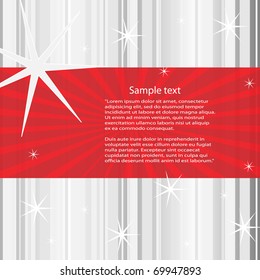 abstract background with banner