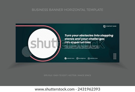 abstract background banner business horizontal.