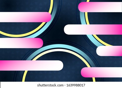 abstract background banner colorful with line curve, triangle pattern 