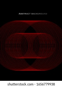 Abstract background for banner, cover, leaflet, presentation. Dark style. Background with linear pattern, circles. Template with title.