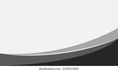 Abstract background banner curve color design vector