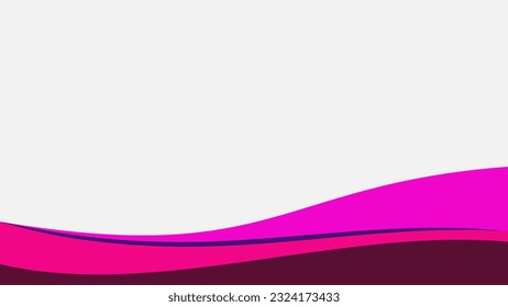 Abstract background banner curve color design vector