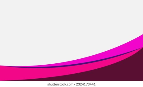 Abstract background banner curve color design vector