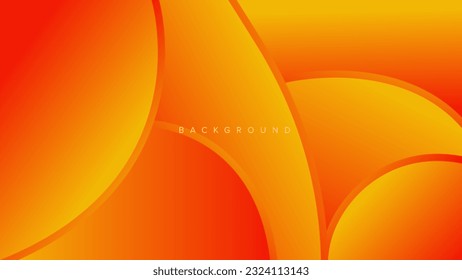 Abstract background banner curve gradient color design vector