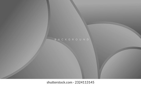 Abstract background banner curve gradient color design vector