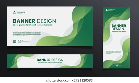 abstract background banner design template