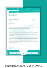 Abstract Background Banner Flyer Letterhead Design ,Clean business style letterhead bundle of your corporate project design.


