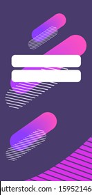abstract background banner minimal design cover gradient template for decoration presentation poster smartphone screen online mobile app copy space vector illustration