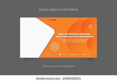 abstract background banner social media cover.