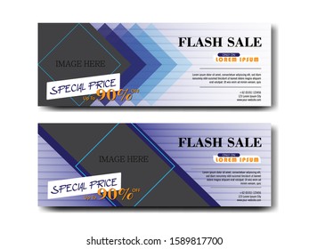 abstract background and banner template design