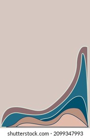 Abstract background, banner, template. Vector illustration