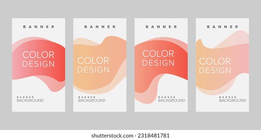 Abstract background banner vector design template, banner for print or web banner with colorful