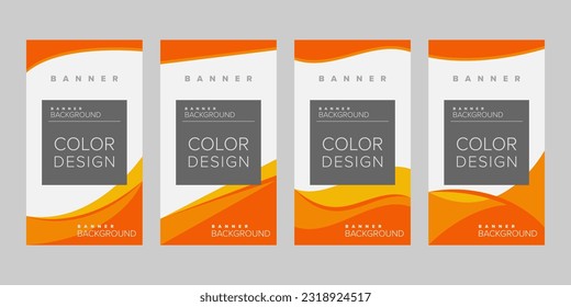 Abstract background banner vector design template, banner for print or web banner with colorful