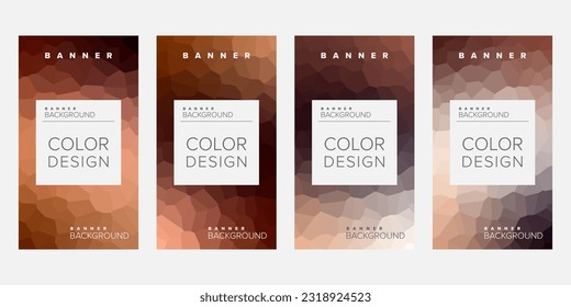 Abstract background banner vector design template, banner for print or web banner with colorful
