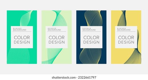 Pancarta de fondo abstracta plantilla de diseño vectorial, banner para impresión o banner web con colorido