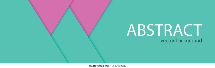 Abstract background banner. Vector illustration