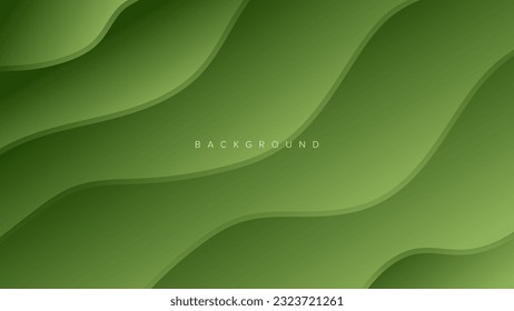 Abstract background banner wave gradient color design vector