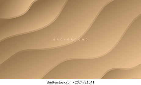 Abstract background banner wave gradient color design vector