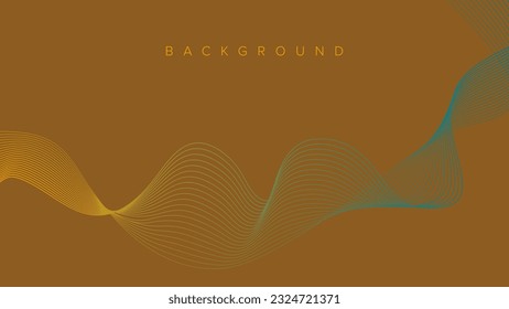 Abstraktes Banner-Wellenlinie-Farbdesign