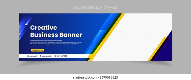 abstract background banner for website business promotion and more purpose