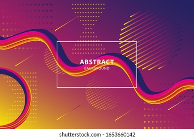 abstract background for banner, website, landing page, promotion, or business presentation. abstract wallpaper.  Header for social media. geometric background. Dynamic shapes composition.