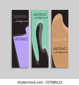 Abstract background banners design template. Illustration, Vector eps10.