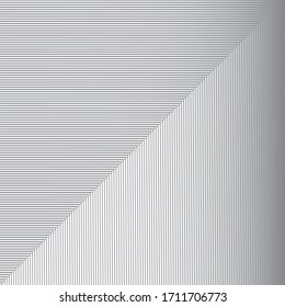 Antecedentes abstractos para carteles, postales, afiches. Las líneas finas se encuentran en orden geométrico, ángulo 90, negro, blanco, gris.