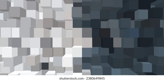 Abstract background base color extrude blocks style and design for vector illustration. 