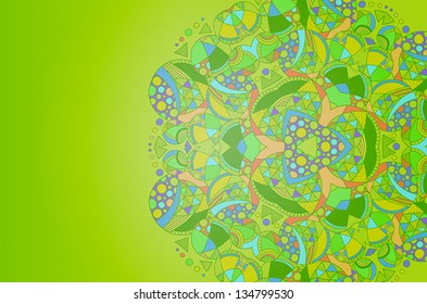 abstract background based on hand drawn geometric decorative elements
