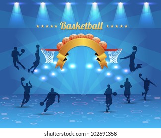 Abstract  Background  Basketball Vector Design