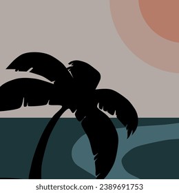 abstract background beach beautiful blue color illustration
