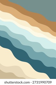 Fondo Abstractas con un diseño temático de playa 