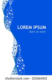 Abstract background with beads. Vector