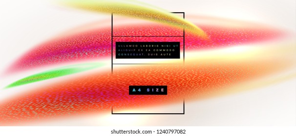 Abstract background with beautiful blurred dynamic liquid fluid for cosmetics cream posters, placards and brochures. Eps10 vector illustration.