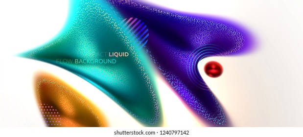 Abstract background with beautiful blurred dynamic liquid fluid for cosmetics cream posters, placards and brochures. Eps10 vector illustration.