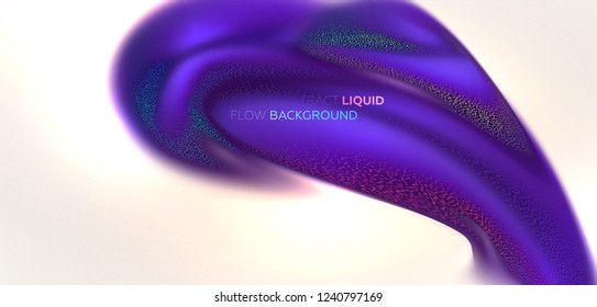 Abstract background with beautiful blurred dynamic liquid fluid for fashion cosmetics cream posters, placards and brochures. Eps10 vector illustration.