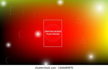 Abstract background with beautiful blurred dynamic geometric vector
