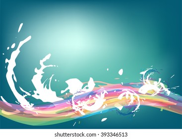 Abstract Background. Beautiful colors.