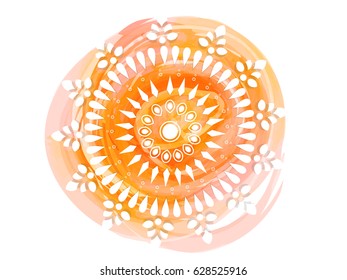 Abstract background with beautiful floral design.