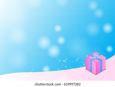 abstract background beautiful gift box,illustrations