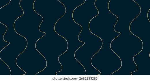fundo abstrato com lindas linhas líquidas douradas criando um padrão art déco moderno criar luxuoso elegante