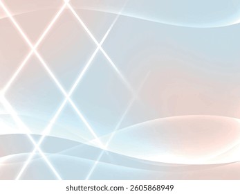 Abstract background with beautiful gradients and light waves