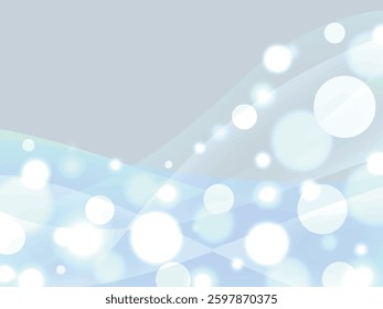 Abstract background with beautiful light blue waves and light